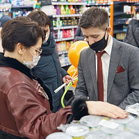 Новый супермаркет в Боровлянах