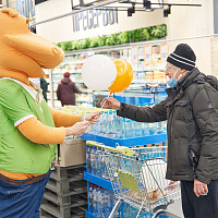 Новый супермаркет в Боровлянах