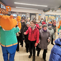 Открытие супермаркета на пр. Любимова. 17