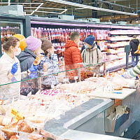 Новый супермаркет в Боровлянах