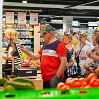 Открытие супермаркета на Одинцова, 65