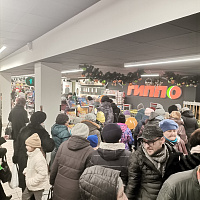 Открытие супермаркета на пр. Любимова. 17