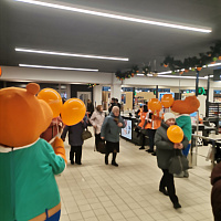 Открытие супермаркета на пр. Любимова. 17