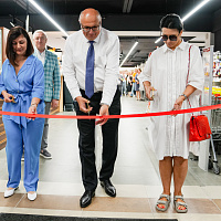 Открытие супермаркета на Одинцова, 65